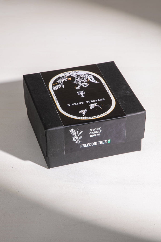 SCENTED CANDLES Tuberose 3 Wick Scented Candle (300 ML)