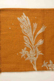 TABLE MATS Tuberose Gold Ochre Table Mat (Set Of 4)