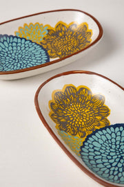 DINING ACCESSORIES Tulukka  Ceramic Rectangle Palette (Set Of 2)