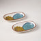 Tulukka Ceramic Rectangle Palette (Set Of 2)
