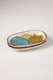 DINING ACCESSORIES Tulukka  Ceramic Rectangle Palette (Set Of 2)