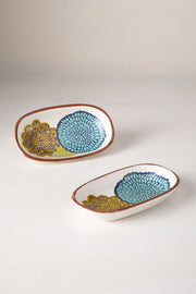 DINING ACCESSORIES Tulukka  Ceramic Rectangle Palette (Set Of 2)