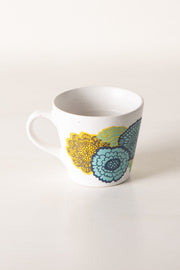 MUGS & CUPS Tulukka Lime Blue Espresso Mug (Set Of 2)