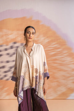 TOPS Tulukka Kaftan Top (Shifting Lilac)