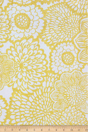 COTTON FABRIC AND CURTAINS TULUKKA OUTLINE COTTON FABRIC AND CURTAINS (YELLOW)