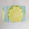 Tulukka Stripes Extra Large Drum Pendant (Blue And Green)