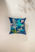 ACCENT CUSHIONS Twilight Tuberose Moonlit Blue Cushion Cover (46 Cm X 46 Cm)