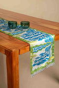 TABLE RUNNERS Twin Tree Aqua Blue Table Runner