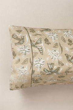 PILLOWS & SHAMS Udanti Birds Sand Pillow Cover (Set of 2)
