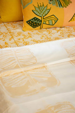 PRINT & PATTERN DOHARS Udanti Forest Dohar (Mulmul And Cotton Voile)