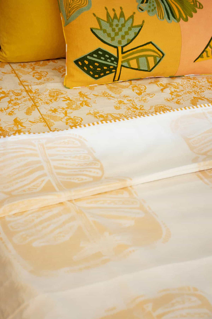 PRINT & PATTERN DOHARS Udanti Forest Dohar (Mulmul And Cotton Voile)