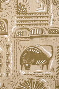 PRINT & PATTERN HEAVY FABRICS Udanti Printed Heavy Fabric And Curtains (Taupe)