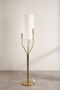 Udanti Tree Metal Floor Lamp (Gold)