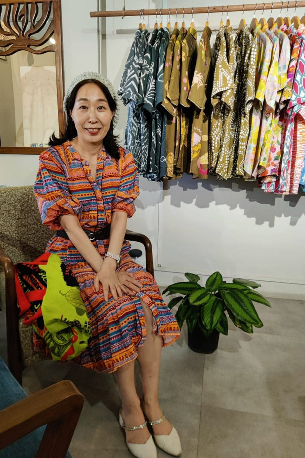 DRESSES Valli Midi Dress (Oi Orange)