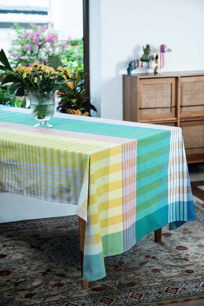TABLE COVERS Vengala Green Table Cover