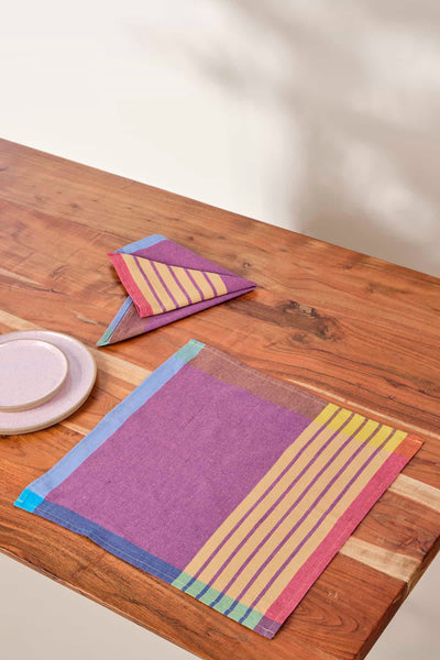 NAPKINS Striper Dinner Napkin (Set Of 2)