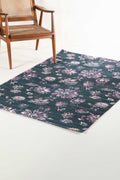 PRINT & PATTERN RUGS Vidari Printed Rug (Midnight Blue)