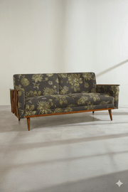 PRINT & PATTERN UPHOLSTERY FABRICS Vidari Printed Upholstery Fabric (Midnight Green)