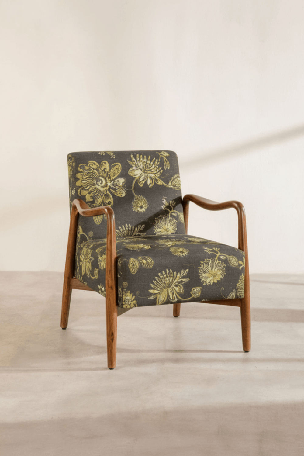 PRINT & PATTERN UPHOLSTERY FABRICS Vidari Printed Upholstery Fabric (Midnight Green)