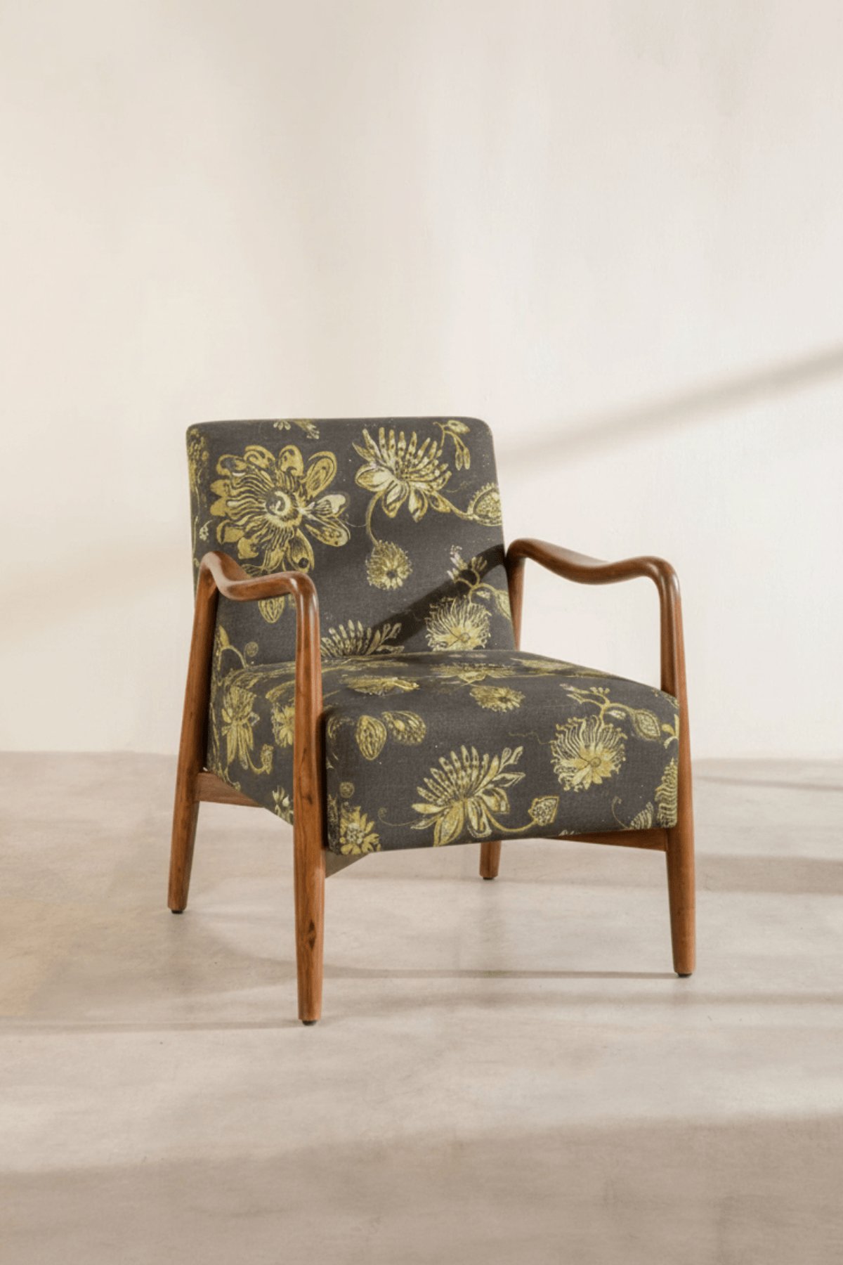 PRINT & PATTERN UPHOLSTERY FABRICS Vidari Printed Upholstery Fabric (Midnight Green)
