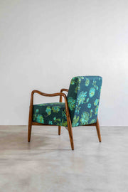 PRINT & PATTERN UPHOLSTERY FABRICS Vidari Printed Upholstery Fabric (Midnight Green )