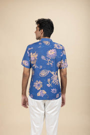 SHIRTS Vidari  Printed Shirt (Electric Blue)