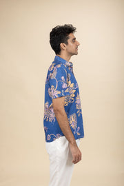 SHIRTS Vidari  Printed Shirt (Electric Blue)