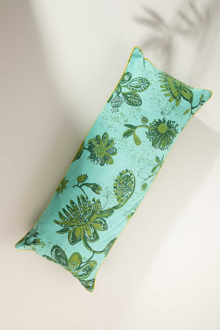 PRINT & PATTERN CUSHIONS Vidari Morning Mint Cushion Cover (36 Cm X 91 Cm)