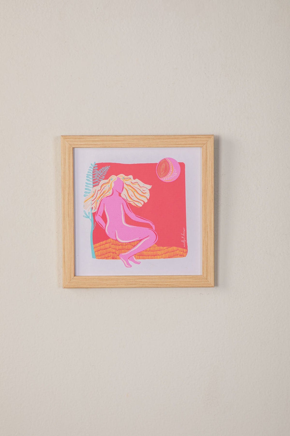 Virgo Mindful Charmer Wall Art (Pink)