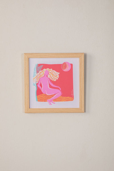 WALL ACCENTS Virgo Mindful Charmer Wall Art (Pink)