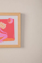 WALL ACCENTS Virgo Mindful Charmer Wall Art (Pink)