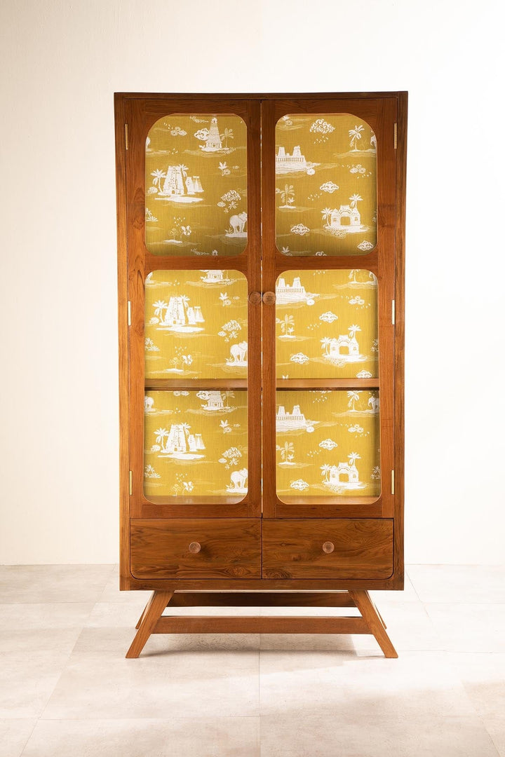 CABINETS Vitrina Teak Wood Cabinet