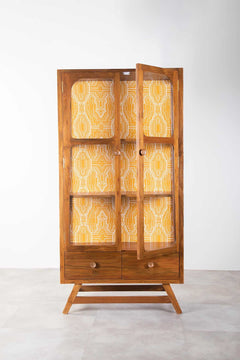 CABINETS Vitrina Teak Wood Cabinet