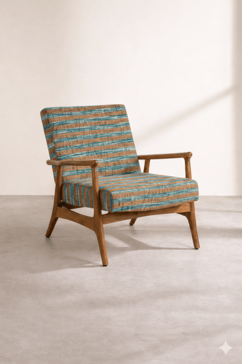 SOLID & TEXTURED UPHOLSTERY FABRICS Waterfall Tweed  Ocher Blue Upholstery Fabric