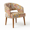 Wave Accent Chair in Para Para Fabric