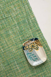 SOLID & TEXTURED UPHOLSTERY FABRICS Wetland Moss Green Tweed Upholstery Fabric