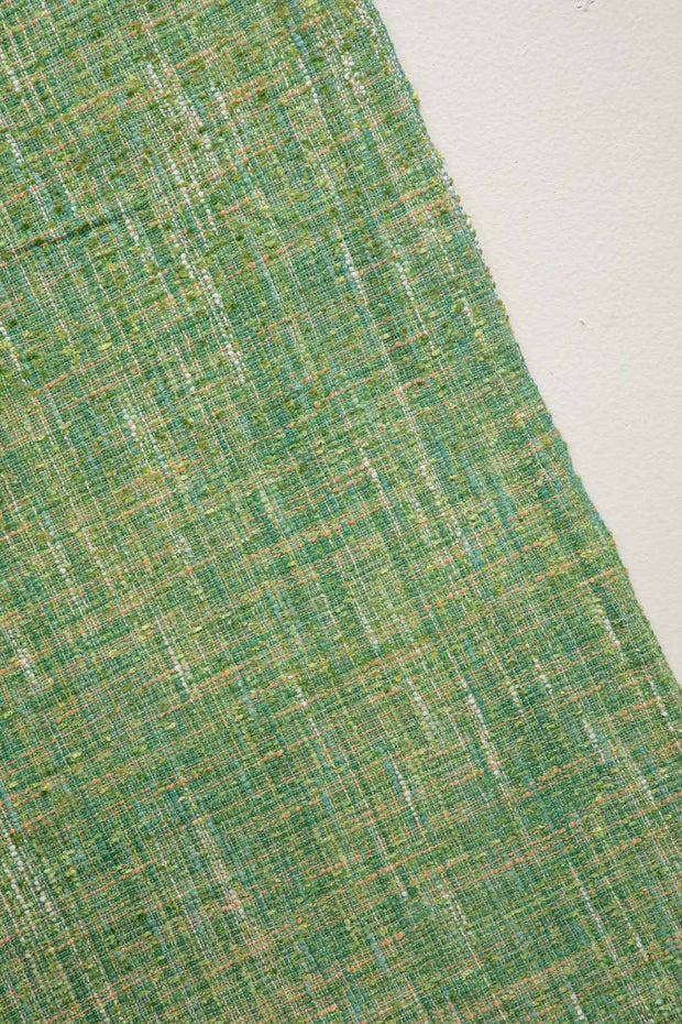 SOLID & TEXTURED UPHOLSTERY FABRICS Wetland Moss Green Tweed Upholstery Fabric