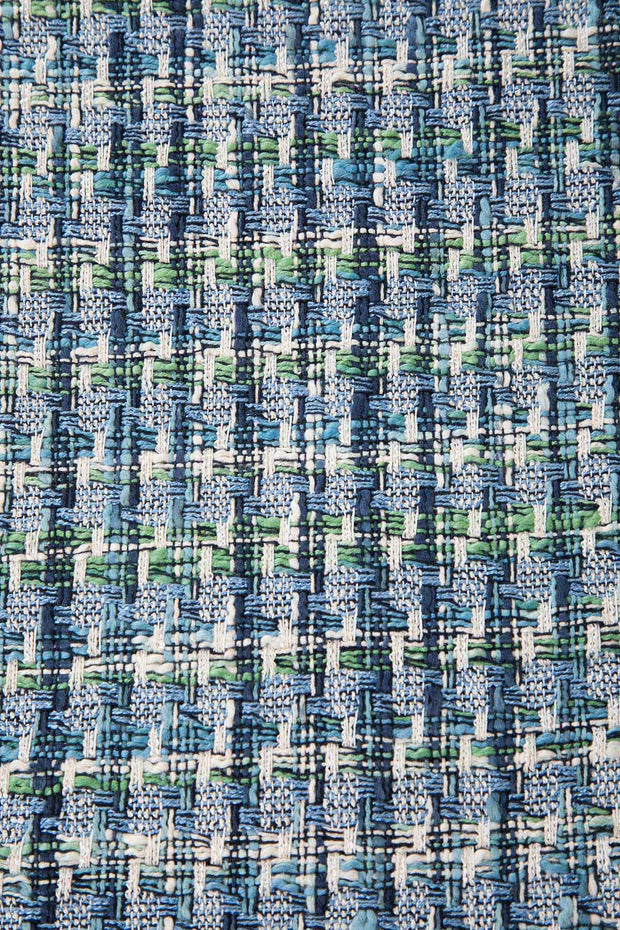 SOLID & TEXTURED UPHOLSTERY FABRICS Wetlands Tweed Upholstery Fabric (Algae Blue )