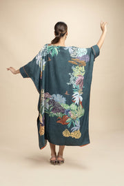 DRESSES Whisper Of The Wilderness Kaftan Dress (Nightsky Teal)