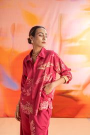 TOPS Wilderness Song Easy Shirt (Sangria Red)