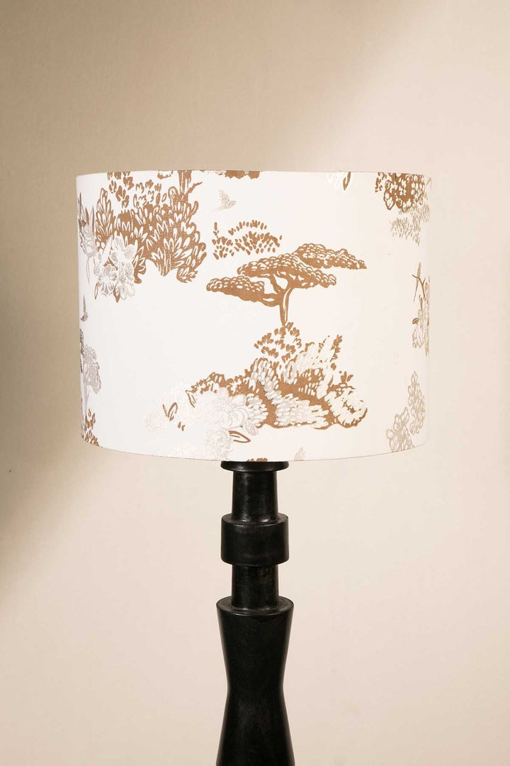 LAMPSHADES Wilderness Song Large Drum Lampshade (Neutral Gold)