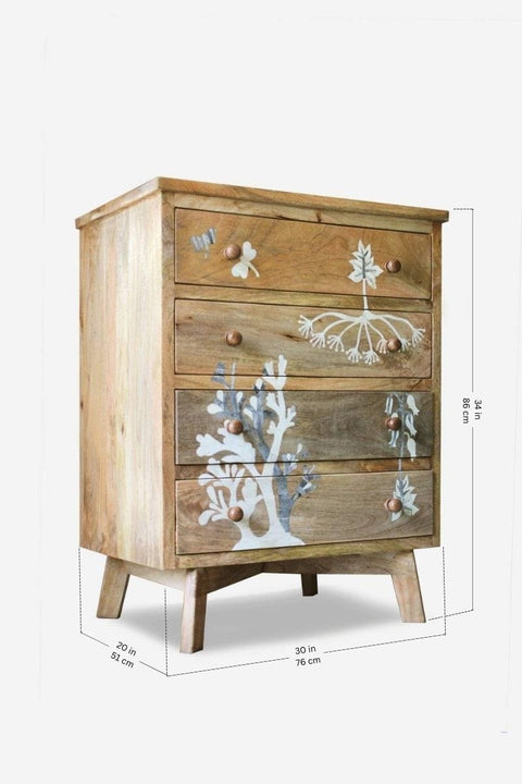 CHEST OF DRAWERS Wonderland Chest Of Drawers (Mango Wood)