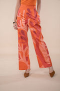 BOTTOMS Wonderland Flared Pants (Chilly Orange)
