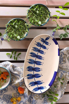 Wonderland Ceramic Oval Platter