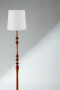 FLOOR LAMPS Wooden Teak Wood Floor Lamp (Natural)