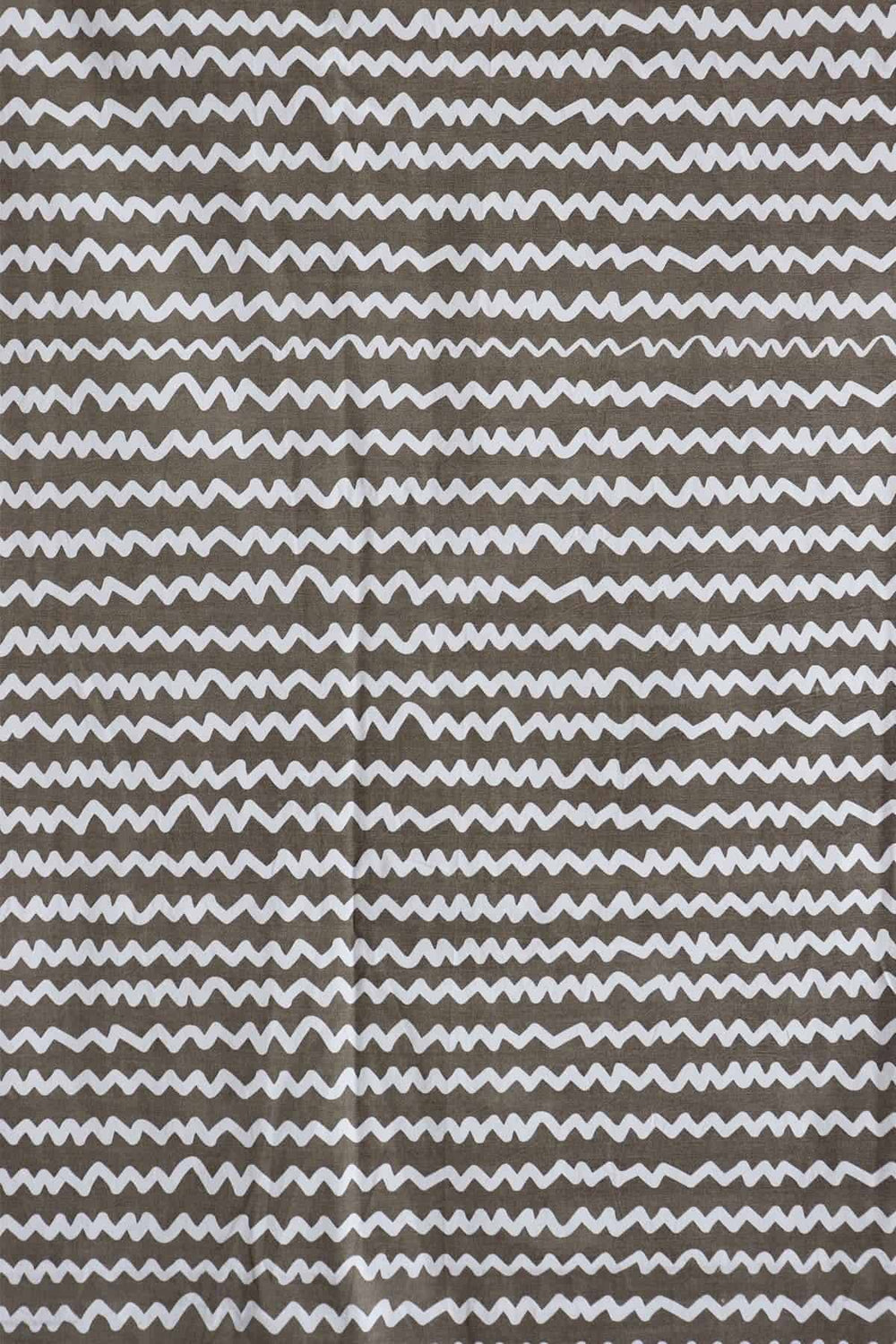 PRINT & PATTERN HEAVY FABRICS Worli Water Printed Heavy Fabric And Curtains (Taupe)