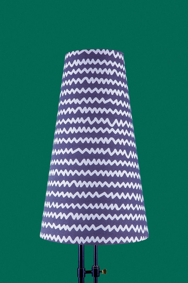 LAMPSHADES Worli Water Tall Taper Lampshade (Black)