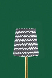 LAMPSHADES Worli Water Tiny Taper Lampshade (Black And White)
