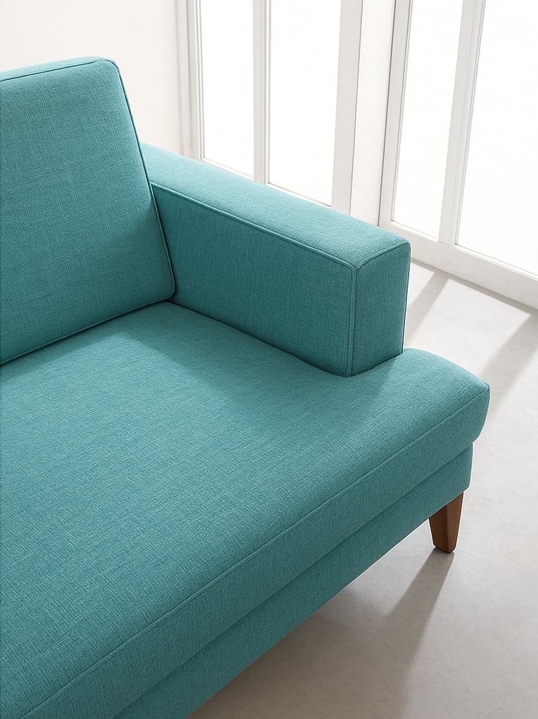 SOLID & TEXTURED UPHOLSTERY FABRICS Turquoise Raffia Upholstery Fabric