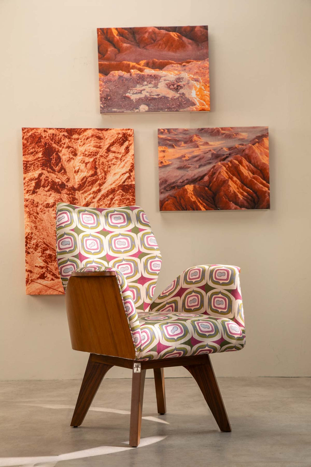  Landfall Ogee Mineral Green Fabric